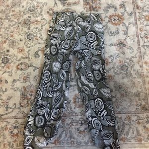 cropped olive pants from loft